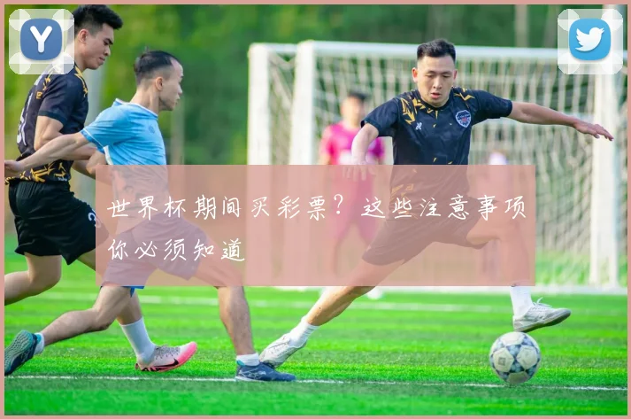 世界杯期间买彩票?这些注意事项你必须知道